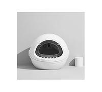 Bac à litière pour chat entièrement fermé, capsule spatiale extra large, résistante aux éclaboussures, déodorant et déodorant Litière pour chat à clapet pour chat (couleur : C)