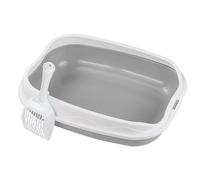 Bac à litière pour Chat et Chiot, Boîte à litière pour Animaux de Compagnie, Pliable portatif pour Animaux, Easy Clean Kitty Litière Pan, Boîte de Toilettes pour Chat lit Nest House