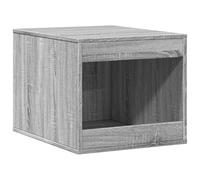 Bac à litière pour chat gris Sonoma - 47 x 59 x 42 cm - Meuble pour chat avec design caché et utilisation polyvalente comme maison pour chat - Table d'appoint - Rangement pour chats d'intérieur