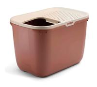 Bac à litière pour chat HOP IN avec entrée par le haut 58 x 38,5 x 39,5 cm Toscane