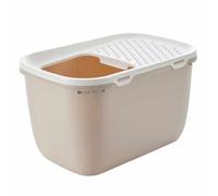 Bac à litière pour chat Nobby Pet Hop In Giant Beige 74x49,7x43 cm