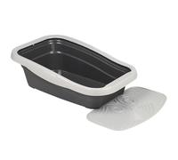 Bac à litière pour chat Nobby Pet Nella Kit Gris 56x36,5x18 cm