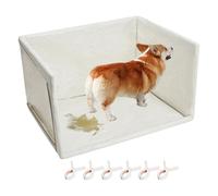 Bac à litière pour chat - PE PVC 60 x 76 x 44 cm - Grande boîte d'entraînement fermée pour chats, petits chiens, gestion de l'hygiène en intérieur et utilisation quotidienne à la maison