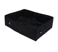 Bac à litière pour Chat Portable et Pliable, bac à litière étanche pour Animaux de Compagnie en Voyage, Toilette pour Chat en Tissu Oxford avec Un Grand Espace adapté aux Chats (L)