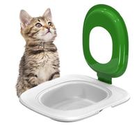 Bac à litière pour chat - Siège de toilette pour chat de 1,18 pouces, bac à litière durable pour animaux de compagnie, entraîneur de nettoyage de toilettes pour chats en ABS | Kit d'entraînement de po
