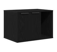 Bac à litière pour chat - vidaXL - Chêne noir - 60x40x40 cm - Bois d'ingénierie - Conception cachée - Table d'appoint