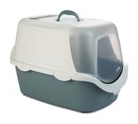 ZOLUX Maison de toilette 54 x 29.5 x 39 cm - Bleu acier - Pour chat