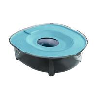 Bac à litière pour chatons, neutralisation des odeurs, amovible à moitié fermée, anti-dispersion, pour un entraînement hygiénique en intérieur, extérieur, voiture, appartement