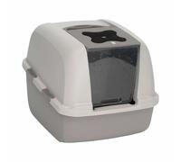 Bac à litière pour chats Catit 46 x 55 x 45 cm Avec couvercle Jumbo Gris Plastique