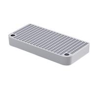 Bac à litière pour chats - Rampes à litière avec filtre - Lavable - Double couche pour différents types de sols - Garde le sol propre - Double couche - Tapis pour chats