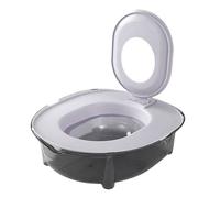 Bac à litière pour grands chats | Anti-éclaboussures Contrôle des odeurs semi-fermé | Grand bac à litière anti-trace | Pour animaux de compagnie seniors, intérieur, voiture, maison, appartement