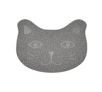 Bac à litière pour grands chats - Tapis de litière pour litière pour litière - Tapis lavable - Petit bac à litière pour chat - Piège à litière - Contrôle du chaos - Tapis d'intérieur - Rebord de