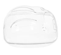 Bac à Litière pour Hamster et Chinchilla, Bain Multifonction en Acrylique | Amovible, Facile à Nettoyer, Ne Se Déforme Pas, Usage ou Litière, pour Petits Animaux