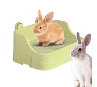 Bac à litière pour lapin | Toilettes polyvalentes pour animaux | Bac à litière pour animaux de grande capacité | Ce bac à litière aide à garder les espaces de vie de vos animaux de compagnie hygiéni
