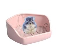 Bac À Litière Pour Petits Animaux Domestiques Structure Pentagonale En Fil | Toilette Petit Bac Propreté Amovible Pour Chinchilla, Poule, Canard, Lapin Et Animaux De Compagnie