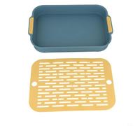 Bac à litière robuste pour petits animaux de compagnie, bac de toilette en plastique facile à nettoyer pour cochons d'Inde, convient à tous les petits animaux (A)