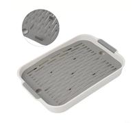 Bac à litière robuste pour petits animaux de compagnie, bac de toilette en plastique facile à nettoyer pour cochons d'Inde, convient à tous les petits animaux (C)