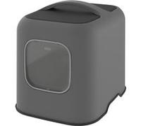 Bac à litière ROTHO MyPet Biala avec couvercle et pelle, en plastique recyclé Anthracite Anthracite G