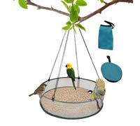 Bac à , mangeoire à oiseaux, 50,8 x 10,4 cm, support pour déchets de colibri, design durable haute résistance, taille compacte peu encombrante, marron, pour cour, allée, balcon