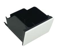 Bac à marc avec couvercle blanc AS13200326 pour machine à café Delonghi | Récipient de remplacement pour marc de café, Panneau avant blanc, Couvercle interchangeable
