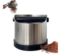 Bac à Marc de Café 700 ML, Récipient à Marc de Café pour Porte-Filtre, Récipient à Battre en Acier Inoxydable, pour Machine à Café delonghi Sage Ninja, Accessoires - Argent