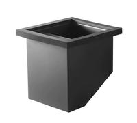 Bac à Marc de Café Dregs Bucket Coffee Ground pour un Usage Quotidien(18.3x17x15.7cm)