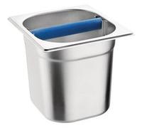 Bac à marc de café GN 1/6 avec barre de frappe - - Inox 176x162x100mm NC G