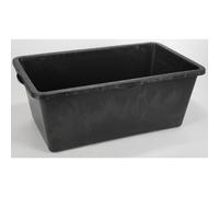 Bac À Mortier 90 L Noir Pour Plantes Seau Ciment Maçon Béton PVC