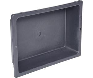 Bac Ã€ Mortier Béton En Plastique Noir - Auge De Maçon Sans Poignée - 3L - 310x210x70 - Outillage Maçonnerie/Chantier/Btiment Pratique Et Facile D'Utilisation - KS TOOLS 140.0043