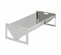 Bac à nourriture en acier galvanisé - vidaXL - Argent - 108x50x28 cm - Capacité 10 kg - Résistant aux intempéries