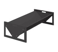 Bac à nourriture en acier - vidaXL - Noir - 108x50x28 cm - Capacité 10 kg - Résistant aux intempéries - Imperméable