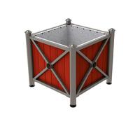 Bac à palmier acier et bois Province Agora Gris PROCITY - 201551.GPRO.ACAJ