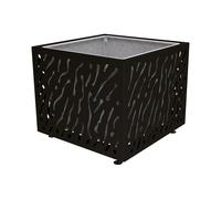 Bac à palmier Venise monochrome RAL9005 - 1145x1145x960 - Bac acier amovible anneaux inclus - PROCITY - 201495.9005