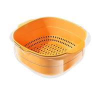 Bac à passoire - Ce bac d'égouttement est fabriqué en polypropylène de qualité alimentaire, ensemble de passoire multifonction | Panier de lavage pour évier et panier à fruits et légumes