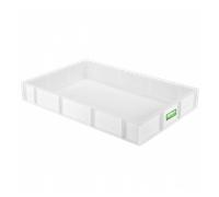 Bac à pâtons biosourcé 600 x 400 x 90 mm 15 L - blanc