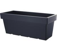 Bac à plantes 80x35 cm - Rectangulaire - Pot de fleurs en plastique anthracite