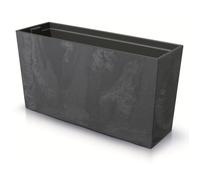 Bac à plantes avec pot intérieur Prosperplast Urbi Case Middle Beton Effect Plastique 770x406x235mm 27L Anthracite