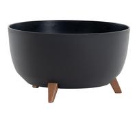 Siena Garden LA882-82 M82581 Pot de Fleurs en Plastique Anthracite, Multicolore