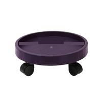 Bac à plantes professionnel de 19 cm, support roulant robuste avec roues verrouillables, plateau mobile toutes saisons pour intérieur/extérieur, jardin (blanc 28 cm)