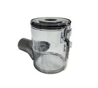 Bac à poussière, bac à poussière, rouge, filtre cyclonique, boîte de rangement, compatible avec l'aspirateur Roborock H7(Cup with Cyclone)