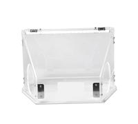 Bac à poussière, Boîte à poussière de meulage en acrylique, boîte à poussière de polisseuse, boîte de polissage de meulage transparente portable et for les travaux de gravure, de ponçage et de polissa