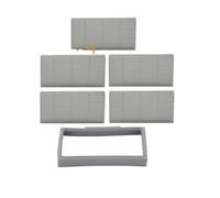 Bac À Poussière, Filtre HEPA, Joints En Caoutchouc, Préfiltre, Compatible Avec Vileda, VR 302, Accessoires De Rechange For Aspirateur Robot, Bac À Poussière, Réservoir D'aspirateur(6pcs)