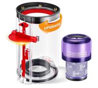 Bac à poussière pour aspirateur Dyson V11 V15 SV14 SV15 SV17 SV22, n° de pièce 970050-01 et n° de pièce 965443-01, grand récipient avec filtre HEPA