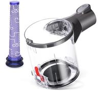 Bac à Poussière pour Dyson V6 DC58 DC59 DC62 DC72 DC74 Aspirateur, A Interface Poubelle Pièces Détachées, Bac de Récupération Remplacement pour Aspirateur Sans Fil Pièce No.965660-01