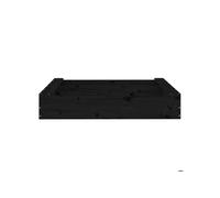 Bac à sable - - 111x111x20 cm - Bois de pin massif - Extérieur - Mixte