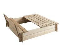 Bac à sable avec Bancs intégrés beige G