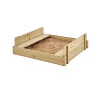 Bac à sable avec bancs intégrés bois fsc® marron TU
