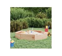 Bac À Sable Avec Sièges Octogone Bois De Pin Massif