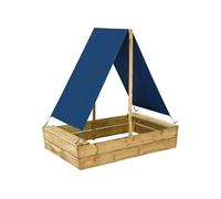 Bois de Pin Imprégné Bac à Sable avec Toit 80x60x97,5 cm Extérieur vidaXL
