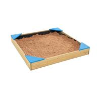 Bac à Sable Bois FSC® avec bâche de Fond et Couverture de Protection